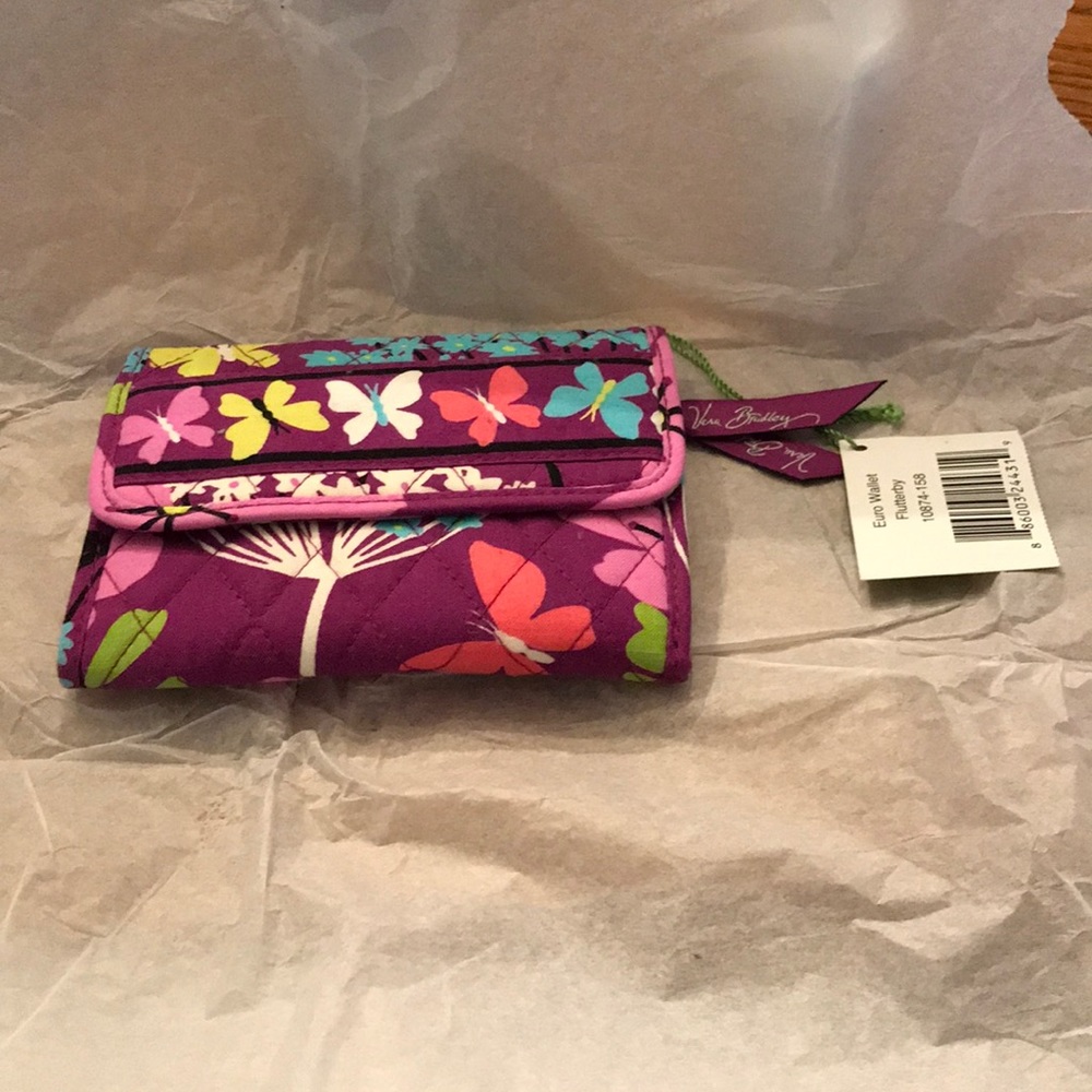 Vera Bradley small butterfly wallet